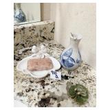 FROG ON LILLY PAD MAGNETIC CLOSURE, BIRD ON EDGE