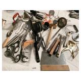 KITCHEN UTENSILS GALORE & LARGE WOK