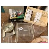 SEIKO CLOCK, DESK ORGANIZER AND OFFICE SUPPLIES