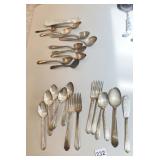 ASSORTED SILVERPLATE SPOONS