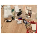 MAGNIFIER, ORGANIZER BINS, LIGHT, CLIPBOARD,