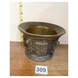 CAST IRON ASIAN ANTIQUE MOTOR 4" H X 5.5" D