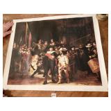 REPRODUCTION REMBRANDT PRINT READY TO FRAME