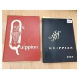 QUIPPIAN 1958- & 59-YEAR BOOKS
