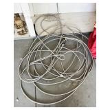 METAL GARDEN HOSE W/ SPRAYER