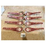 8 CHINA RICE SPOONS