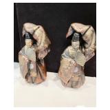 14 INCH VINTAGE COLORFUL JAPANESE FIGURAL MEN