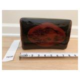 PAINTED CHINESE LACQUER WAREOPIUM PILLOW