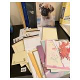 NOTE PADS AND ENVELOPES