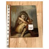 8 X 10 CANVAS PAINTING UNSIDED NUDE WOMAN
