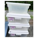 ASSORTED STORAGE TOTES
