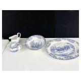 JOHNSON BROS COACH SCENE SERVING PLATTER, SERVING