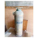 VINTAGE BRASS FIRE EXTINGUISHER