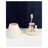 VINTAGE JACK AND JILL CHILDS BEDROOM LAMP W/