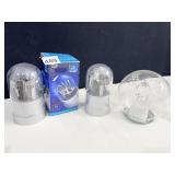 MANICURE SET, GLASS LIGHT UP DOME W/ NATIVITY