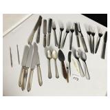 FLATWARE VARIOUS PIECES AND NAMES, ALBERT PICKCO,