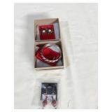 PAPER BEADS EARRINGS AND HOLIDAY LANE BRACELET &