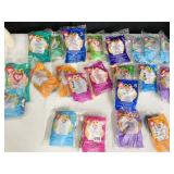22 MCDONALDS TY BEANIE BABIES HAPPY MEAL TOYS,