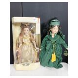 MANN DOLL SCARLETT OHARA DOLL AND COLLECTIBLE