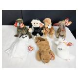 7 NEW TY BEANIES W/ TAGS
