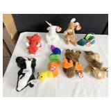 8 TY BEANIE BABIES NEW WITH TAGS