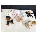 7 NEW TY BEANIES W/ TAGS