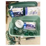 FLOOD LIGHTS, GROUND STAKES, CEILING LIGHT COVER,