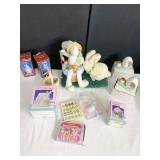 EASTER DECORATIONS, PLUSH, CANDLE HOLDERS, ETC.