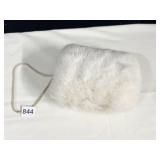 MUFF WITH CHAIN AND SATIN LINING