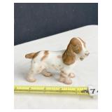 PORCELAIN DOG FIGURINE