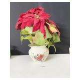 LENOX  POINSETTIA IN PLANTER
