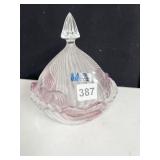 GERMANY LEAD CRYSTAL CANDY DISH