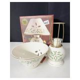 LENOX HOLIDAY CANDLE LAMP