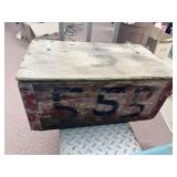 WOODEN BOX 13 H X 28 W X 18 D