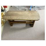 SOLID WOOD COFFEE TABLE 18 H X 48 W X 22 D