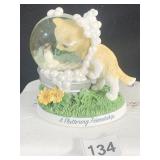 HAMILTON COLLECTION FLUTTERING FRIEND CAT SNOW