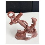 CAS IRON ANCHOR STATUE