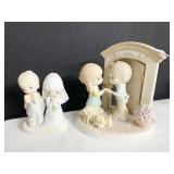 2 PRECIOUS MOMENT INCL. WEDDING FIGURES