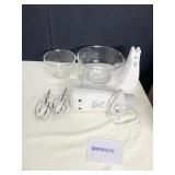 SUNBEAM MIXER W/ BOWLS HAS SUPPORT PIN MISSING