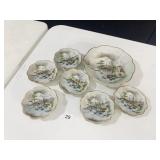 NIPPON FRUIT BOWL WITH SERVING DISH