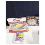 GAMES, LINE UP CRIME PUZZLE ETC.