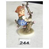 HUMMEL GIRL SITTING IN TREE FIGURINE