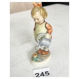 HUMMEL GIRL WATERING PLANT FIGURINE