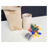 BETHLEHEM LIGHT 8" AQUA FLAMELESS CANDLE SAND