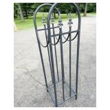 METAL LOG HOLDER 48" H X 14" X 13.5"