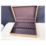 WOOD SILVERWARE CHEST