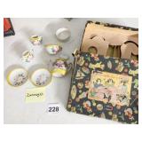 TINY JAPANESE REFLECTIONS TEA SET SOME DAMAGE