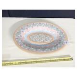 MACKENZIE CHILDS HEATHER PATTERN SERVING DISH