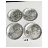 WENDELL AUGUST DEER DESIGN TRIVETS