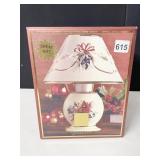 WINTER GREETING CANDLE LAMPS NIB